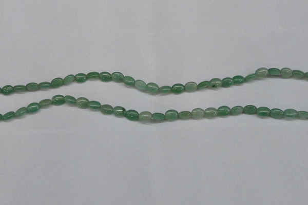 CAJ676 15.5 inches 5*8mm oval green aventurine beads