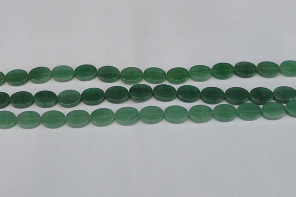 CAJ679 15.5 inches 12*16mm oval green aventurine beads