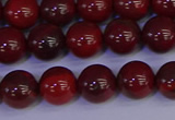 CAJ752 15.5 inches 8mm round apple jasper beads wholesale