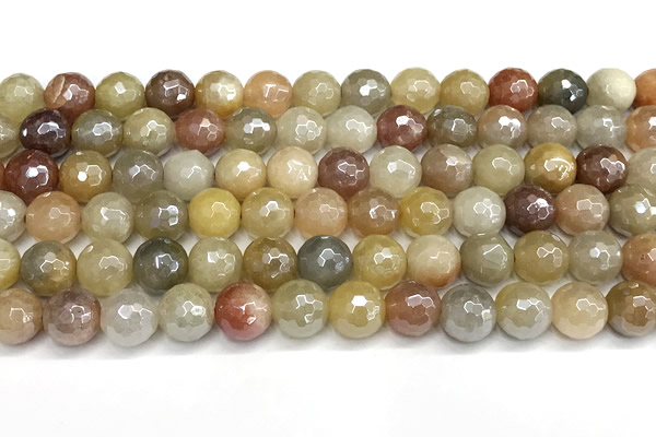 CAJ866 15 inches 8mm round jade gemstone beads