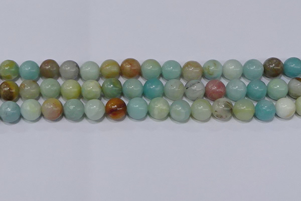 CAM04 10mm  round mixed color natural amazonite beads Wholesale