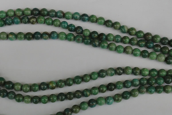 CAM1001 15.5 inches 6mm round natural Russian amazonite beads