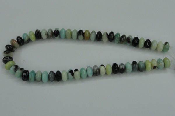 CAM101 15.5 inches 6*12mm rondelle amazonite gemstone beads