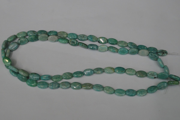 CAM1020 15.5 inches 8*12mm oval natural Russian amazonite beads