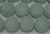 CAM1113 15.5 inches 10mm round matte amazonite beads wholesale