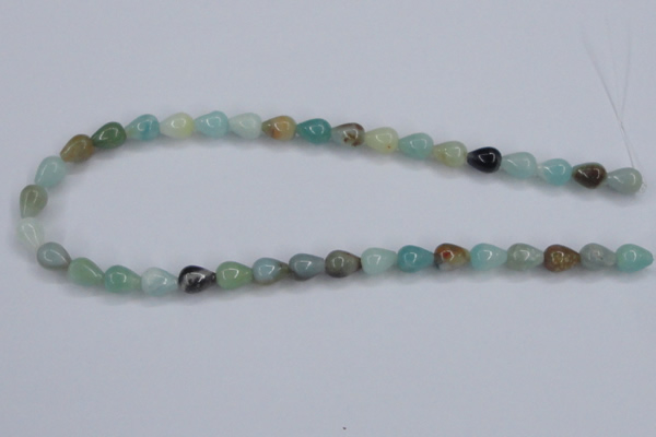 CAM113 15.5 inches 8*10mm teardrop amazonite gemstone beads