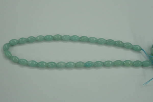 CAM130 15.5 inches 8*12mm rice amazonite gemstone beads wholesale