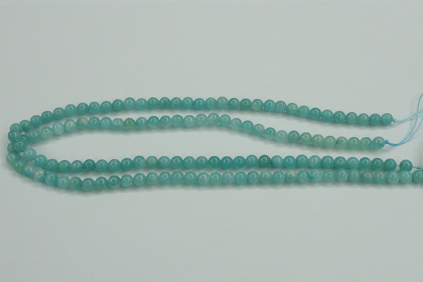 CAM134 15.5 inches 6mm round amazonite gemstone beads wholesale