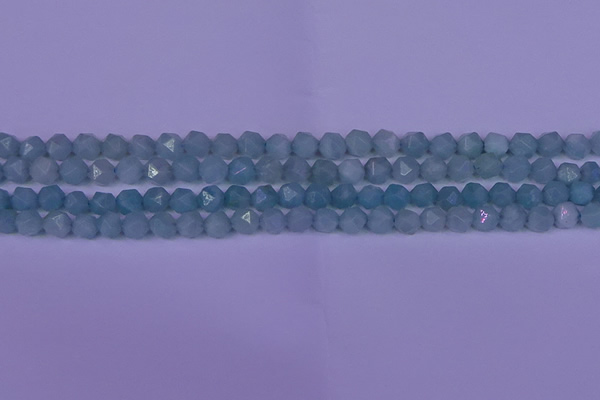 CAM1416 15.5 inches 6mm faceted nuggets Chinese amazonite beads