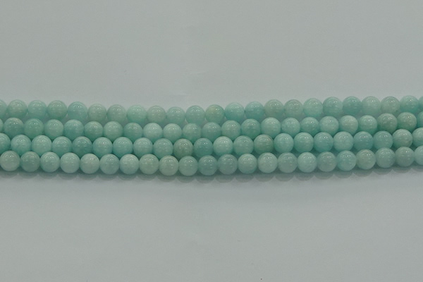 CAM1501 15.5 inches 6mm round natural peru amazonite beads