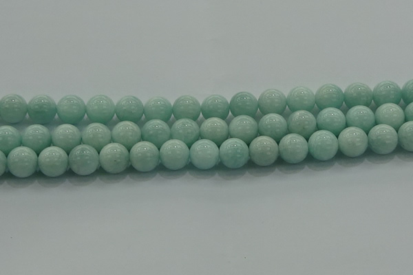 CAM1504 15.5 inches 12mm round natural peru amazonite beads