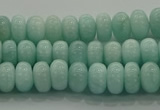 CAM1531 15.5 inches 4*6mm rondelle natural peru amazonite beads