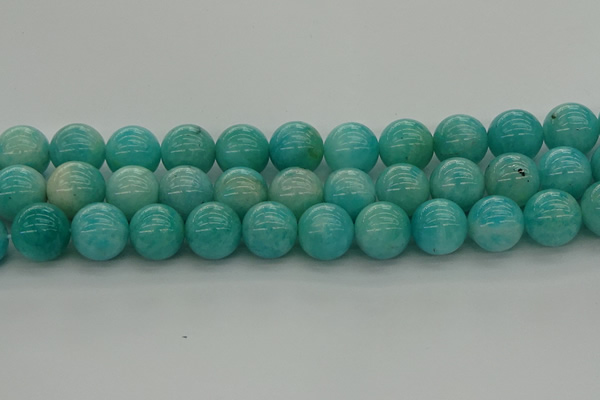 CAM1556 15.5 inches 16mm round natural peru amazonite beads