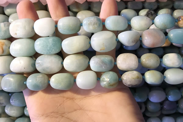 CAM1675 15.5 inches 8*10mm - 15*20mm nuggets amazonite beads