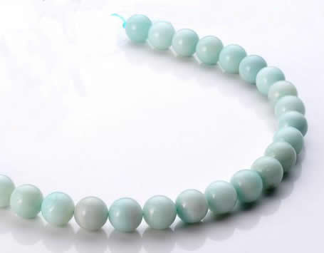 CAM19 15.5 inches 12mm natural amazonite round beads Wholesale