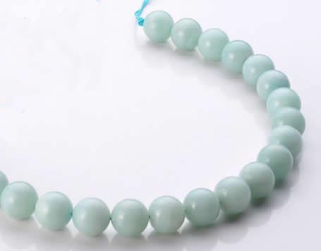 CAM20 15.5 inches 14mm natural amazonite round beads Wholesale