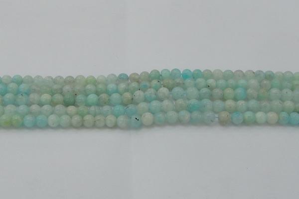 CAM331 15.5 inches 6mm round natural peru amazonite beads