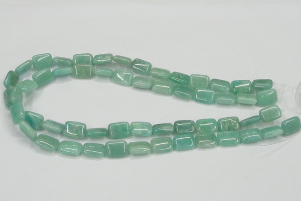 CAM405 15.5 inches 10*14mm rectangle natural russian amazonite beads