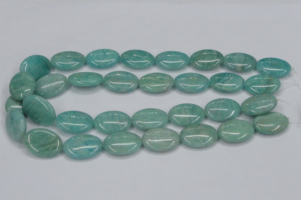 CAM409 15.5 inches 18*25mm oval natural russian amazonite beads