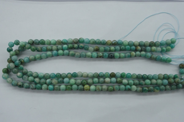 CAM521 15.5 inches 6mm round mexican amazonite gemstone beads