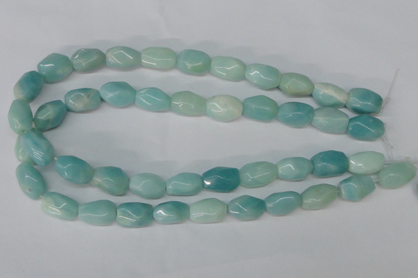 CAM609 15.5 inches 13*18mm faceted nugget Chinese amazonite beads