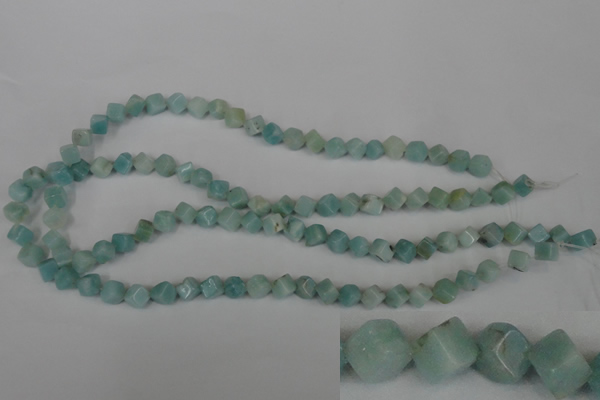 CAM617 15.5 inches 6*6mm cube Chinese amazonite gemstone beads