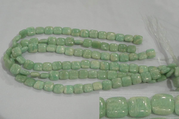 CAM850 15.5 inches 12*12mm square natural Russian amazonite beads