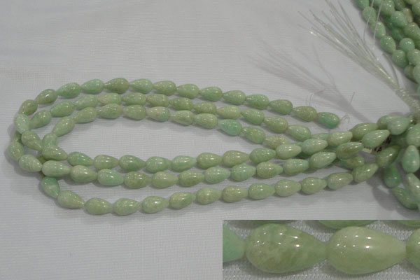 CAM860 15.5 inches 8*13mm teardrop natural Russian amazonite beads