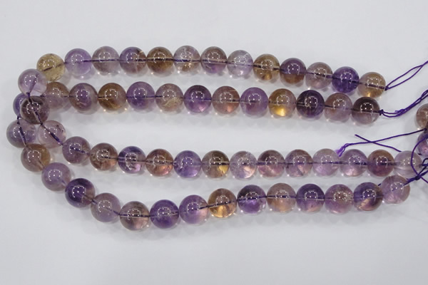 CAN05 15.5 inches 14mm round natural ametrine gemstone beads