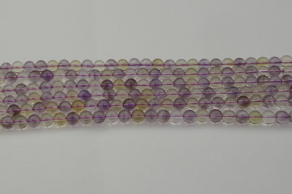 CAN166 15.5 inches 6mm round natural ametrine beads wholesale