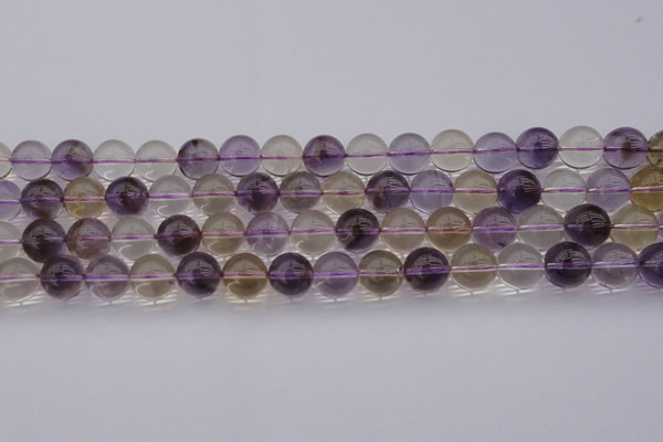 CAN169 15.5 inches 12mm round natural ametrine beads wholesale