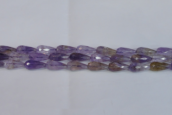 CAN180 15.5 inches 12*25mm faceted teardrop natural ametrine beads