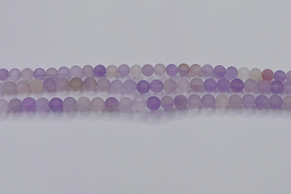 CAN200 15.5 inches 4mm round matte ametrine beads wholesale