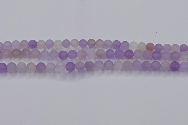 CAN202 15.5 inches 8mm round matte ametrine beads wholesale