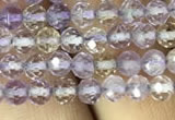 CAN210 15.5 inches 4mm round faceted ametrine beads wholesale