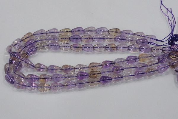 CAN26 15.5 inches 10*14mm teardrop natural ametrine gemstone beads