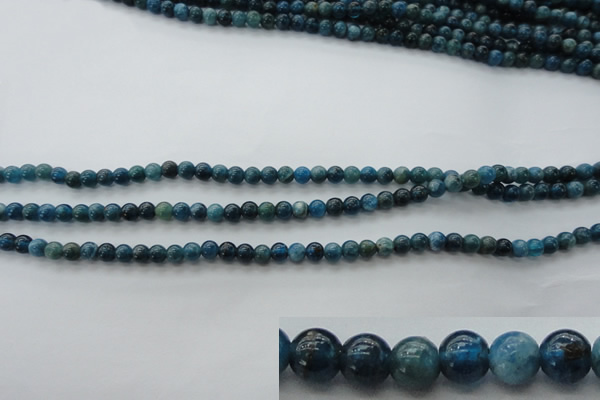 CAP300 15.5 inches 4mm round natural apatite gemstone beads