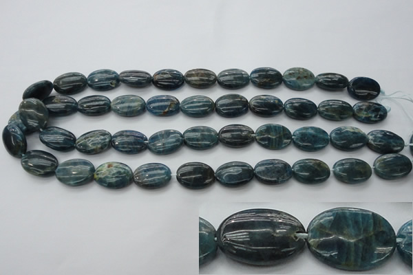 CAP323 15.5 inches 13*18mm oval natural apatite gemstone beads