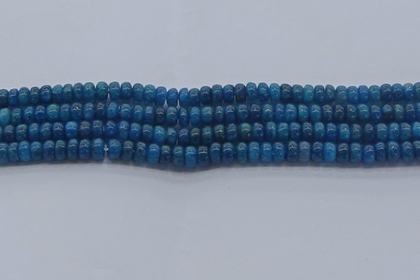 CAP369 15.5 inches 4*6mm rondelle apatite gemstone beads