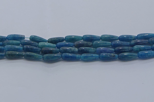 CAP376 15.5 inches 6*16mm teardrop apatite gemstone beads