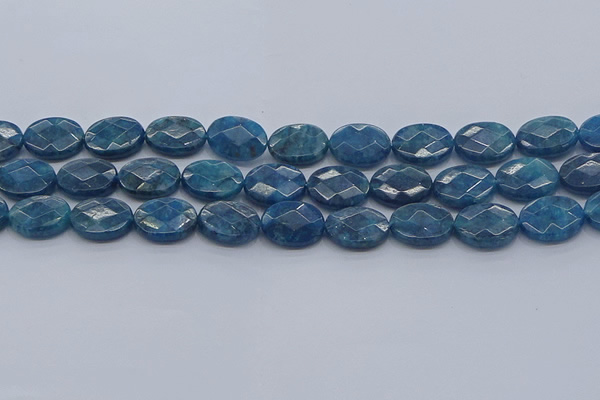CAP391 15.5 inches 12*16mm faceted oval apatite gemstone beads