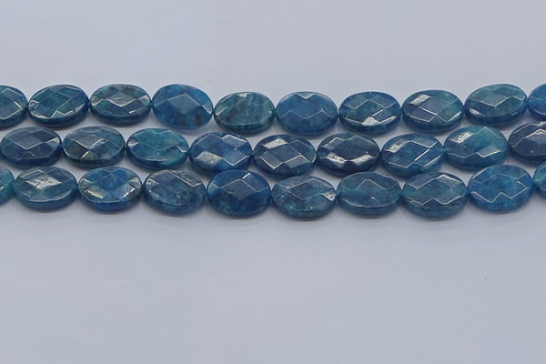 CAP392 15.5 inches 13*18mm faceted oval apatite gemstone beads