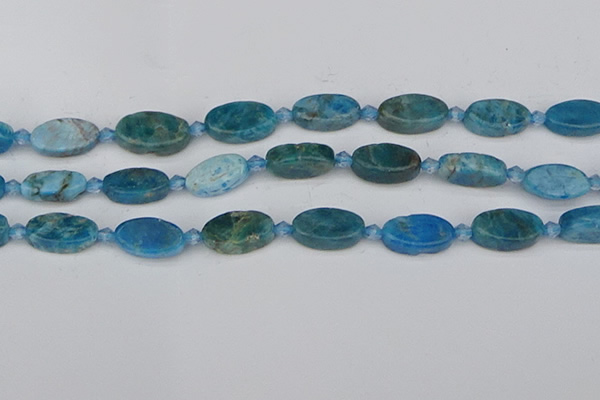 CAP552 15.5 inches 10*18mm oval apatite gemstone beads