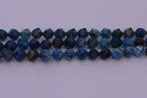 CAP564 15.5 inches 12mm faceted nuggets apatite gemstone beads