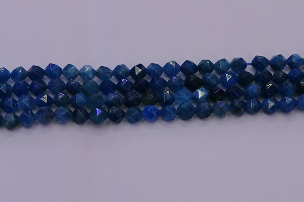CAP571 15.5 inches 6mm faceted nuggets apatite gemstone beads