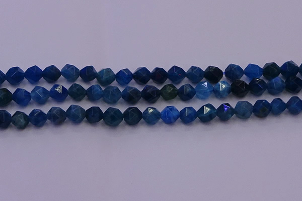 CAP572 15.5 inches 8mm faceted nuggets apatite gemstone beads