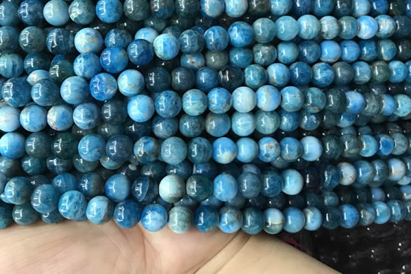 CAP578 15.5 inches 8mm round apatite beads wholesale