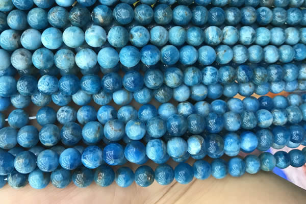 CAP589 15.5 inches 8mm round apatite gemstone beads