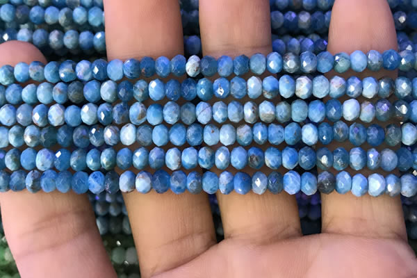 CAP616 15.5 inches 3*5mm faceted rondelle apatite gemstone beads