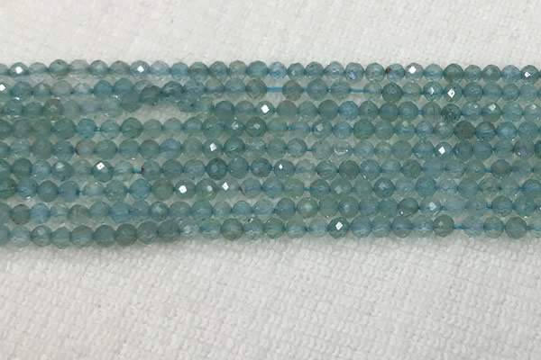 CAP620 15.5 inches 2mm faceted round tiny apatite gemstone beads